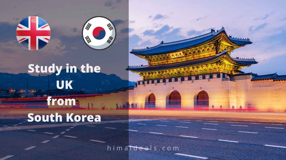 Study in the  UK  from   South Korea