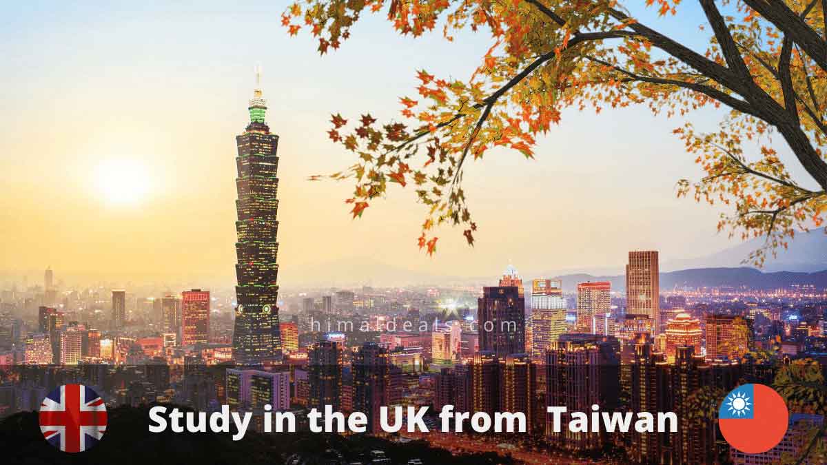Study in the UK from  Taiwan